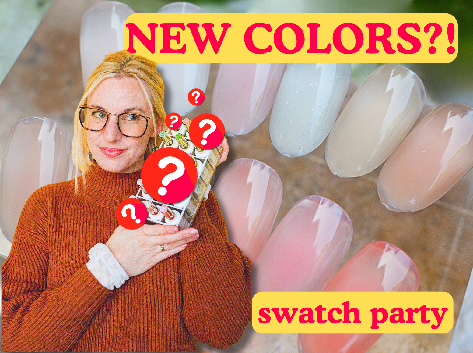 Nail Thoughts 'In The Garden' syrup gel color collection!