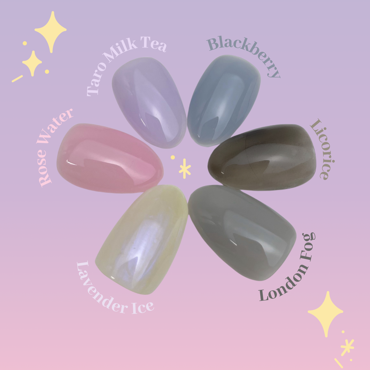 Nail Thoughts Tinted Base Gels Volume 4