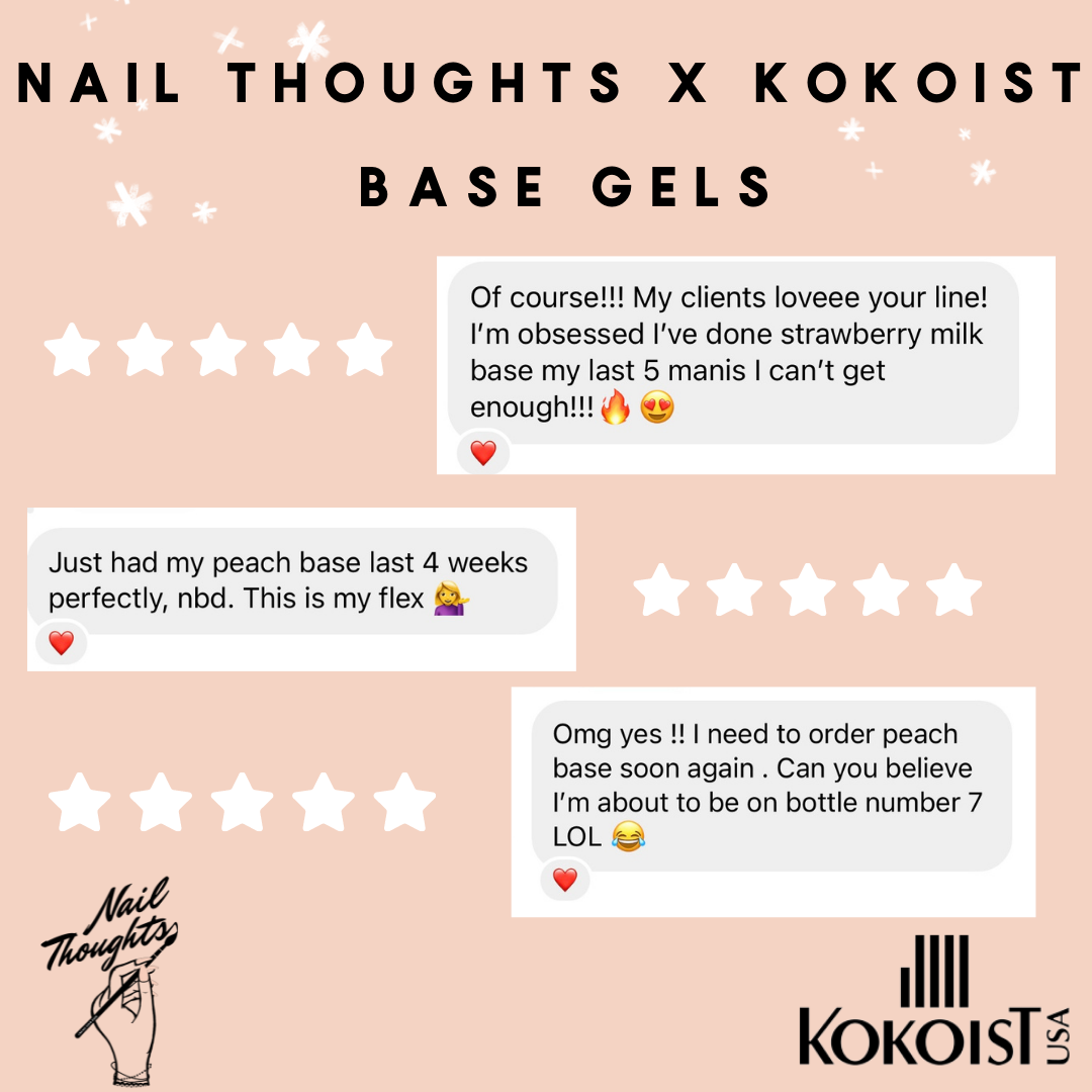 Nail Thoughts 6 Base Coat Bundle