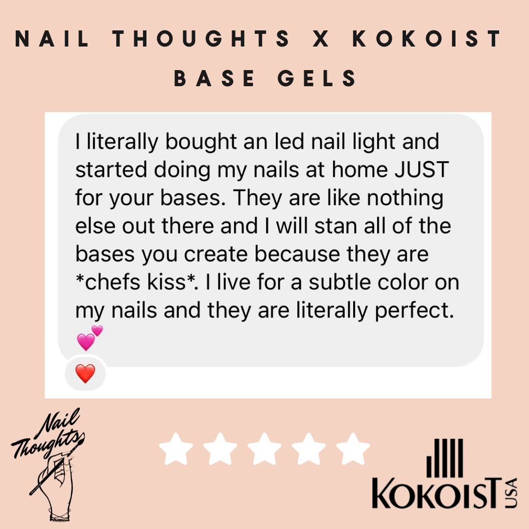 Nail Thoughts 6 Base Coat Bundle