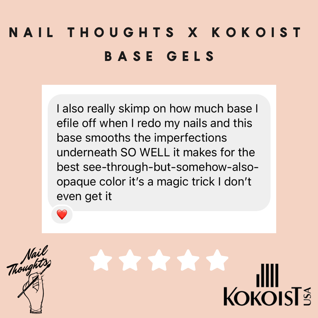 Nail Thoughts 6 Base Coat Bundle