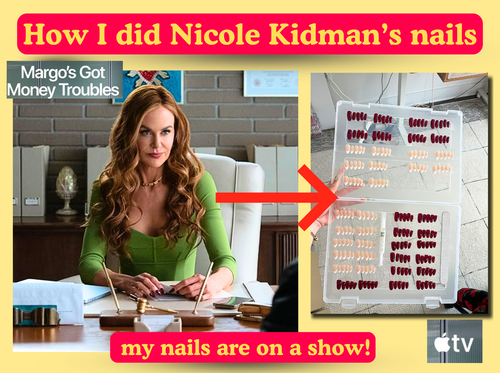 Nicole Kidman’s Burgundy Nails in Margo’s Got Money Troubles: Exact Color & How to Recreate the Look