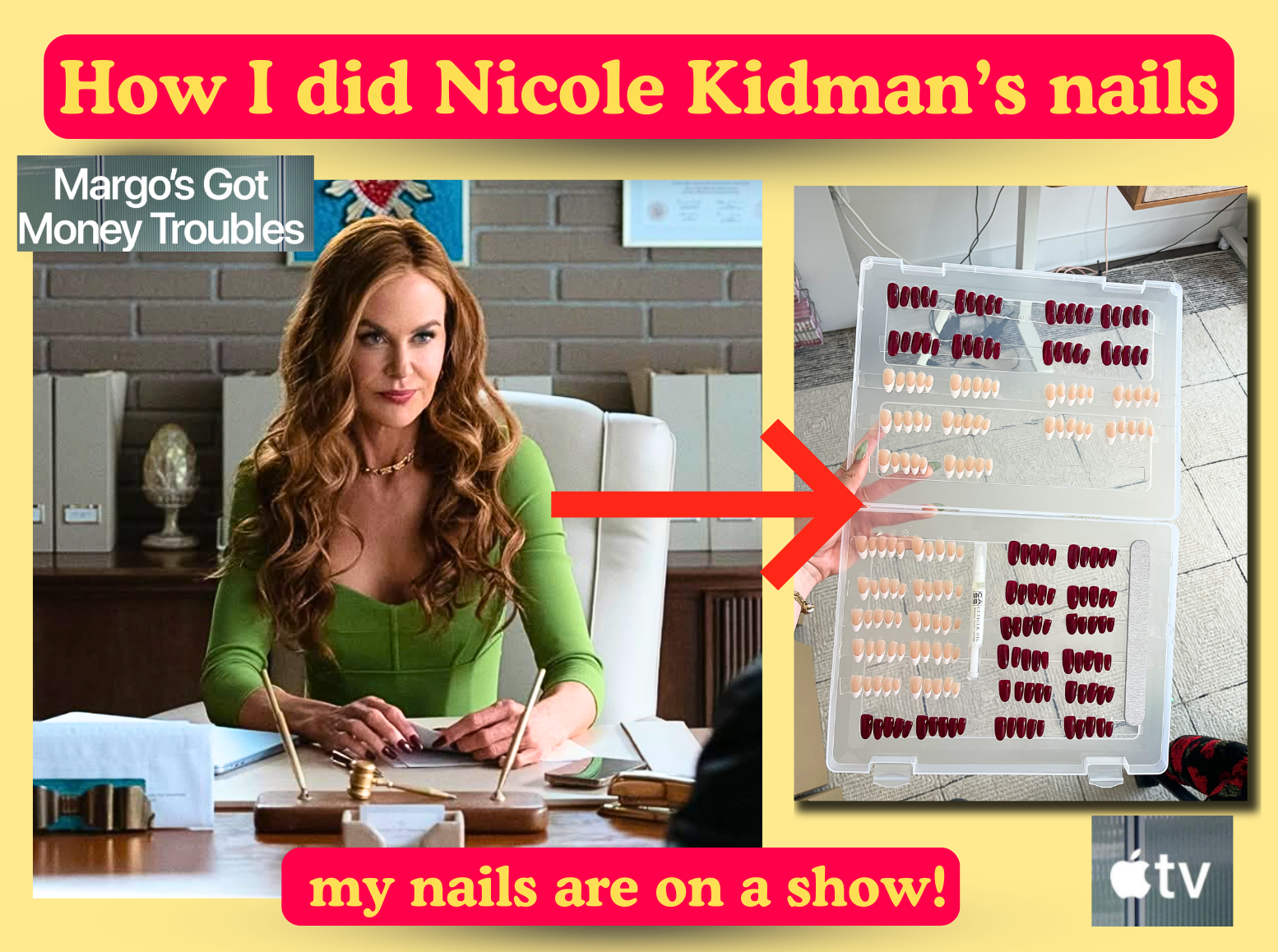 Nicole Kidman’s Burgundy Nails in Margo’s Got Money Troubles: Exact Color & How to Recreate the Look