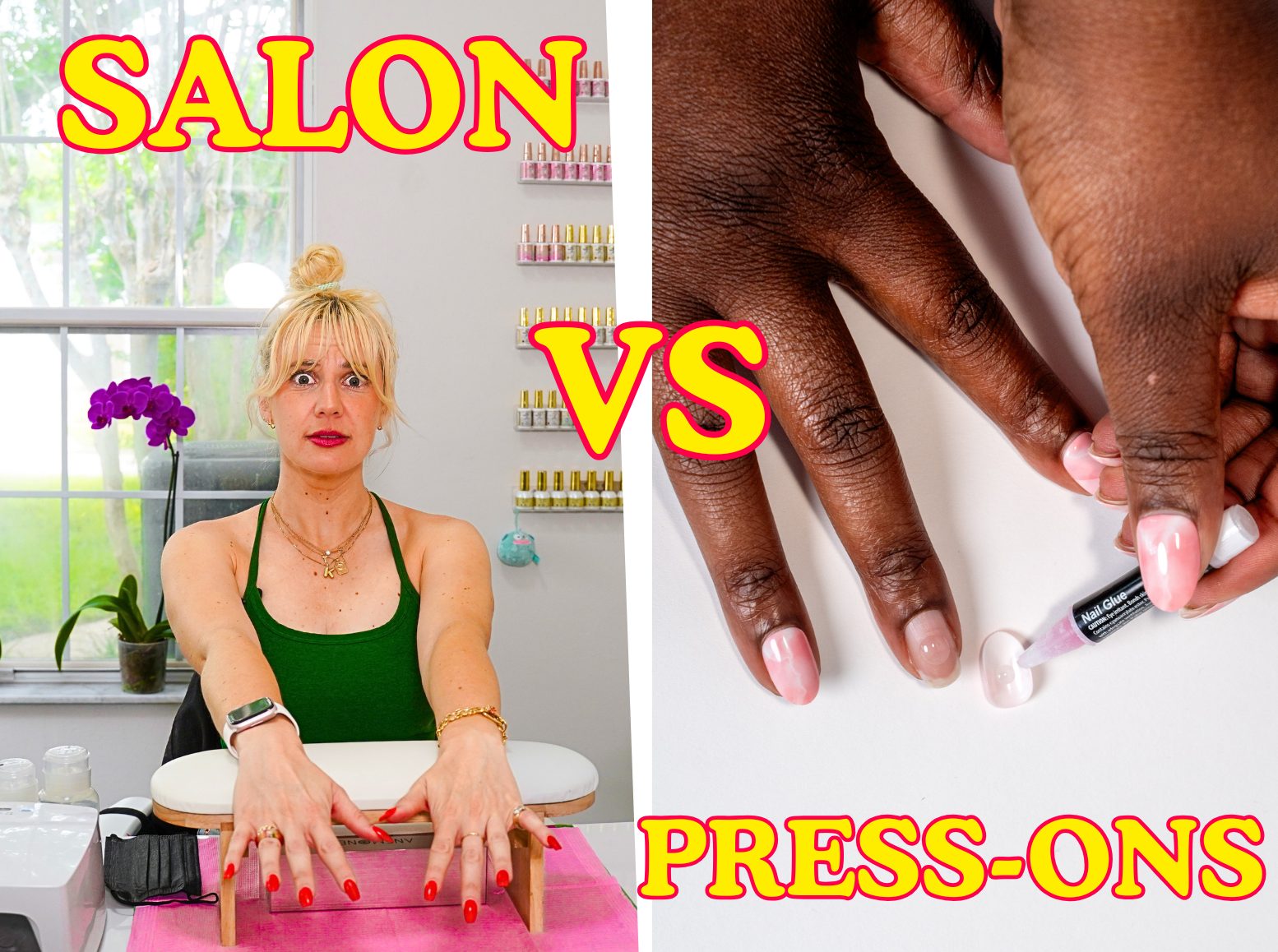Press-ons vs salon, which is better?