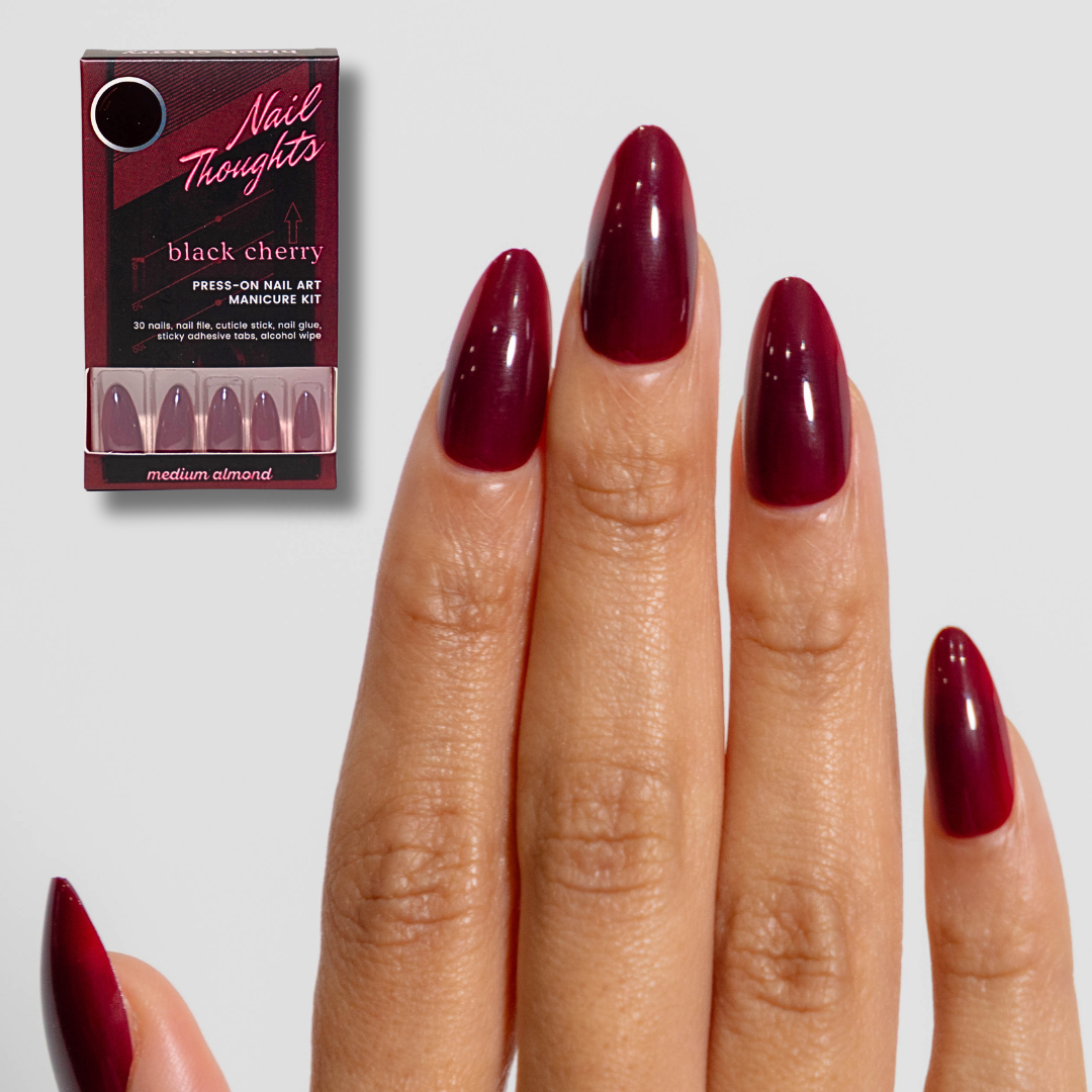 Black Cherry Press On Nails