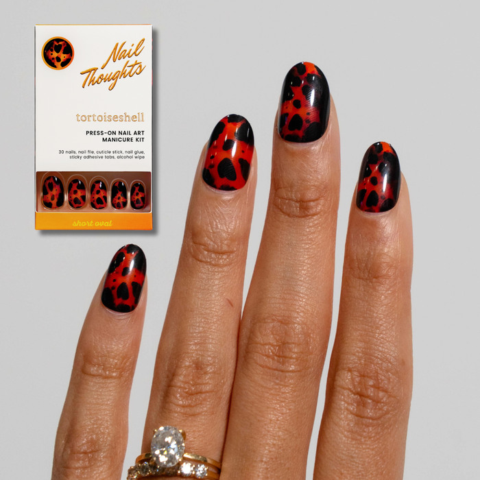 Tortoiseshell Press On Nails