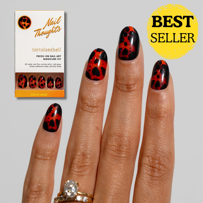 Tortoiseshell Press On Nails