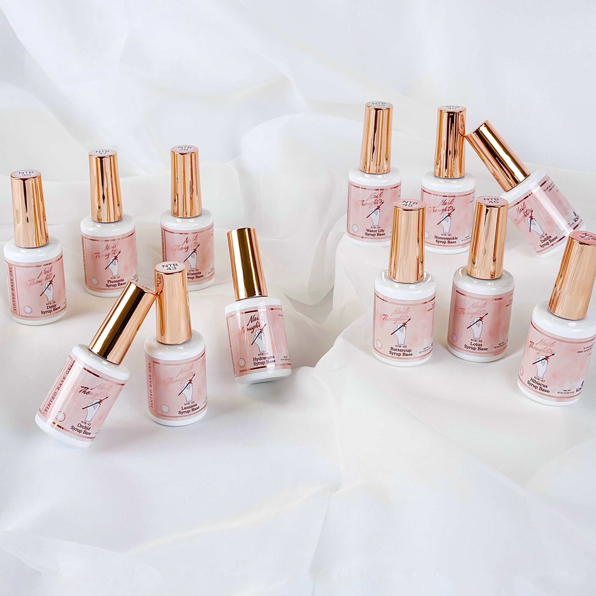 Nail Thoughts In The Garden Tinted Base Gel Collection