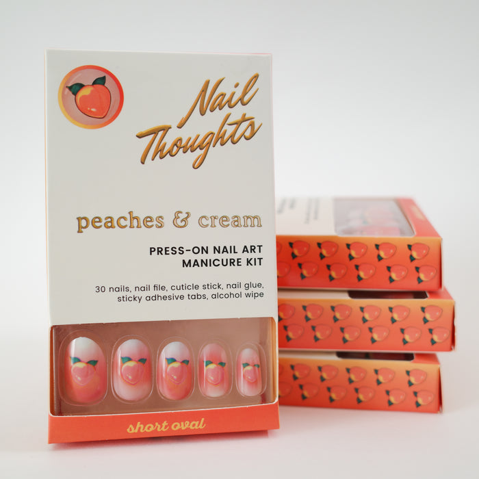 Peaches and Cream Press On Nails