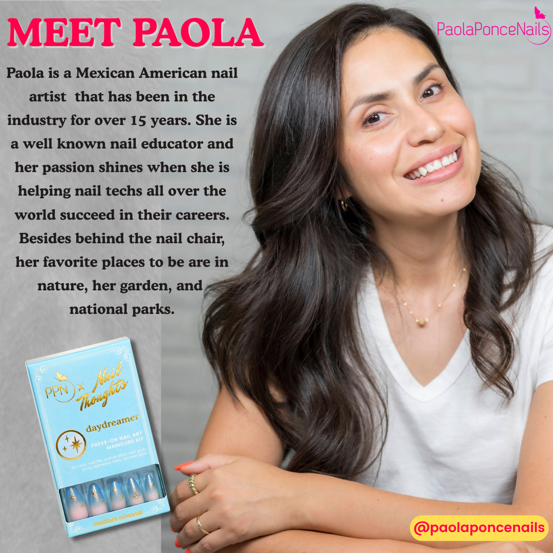 Paola Ponce Nails x Nail Thoughts Daydreamer Press On Nails Kit