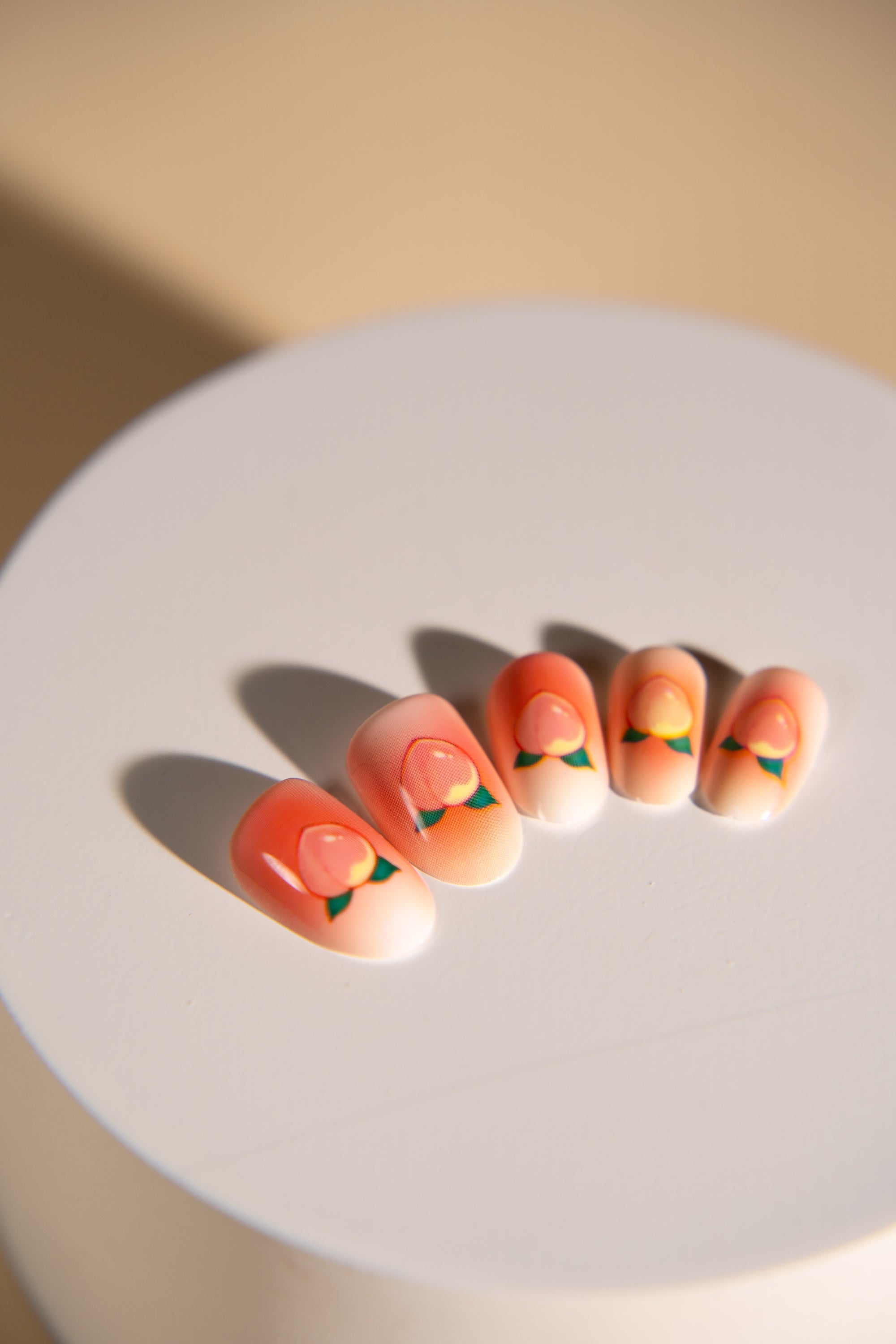 Peaches and Cream Press On Nails