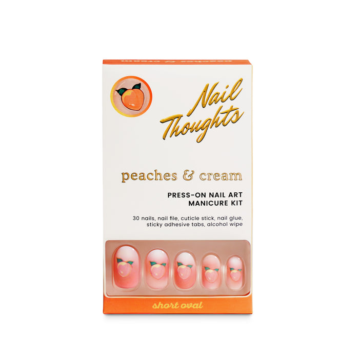 Peaches and Cream Press On Nails